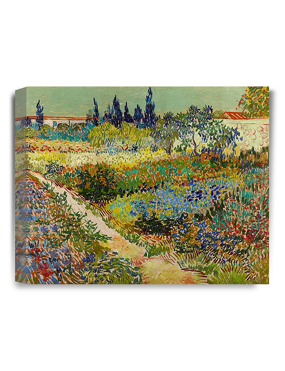 プリント絵画　Cariofillee 西洋シャクナゲ」 油彩 F3号 